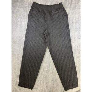 Athleta Sweatpants Women's Dark Gray Ribbed Pants Mid Rise Size S 0734